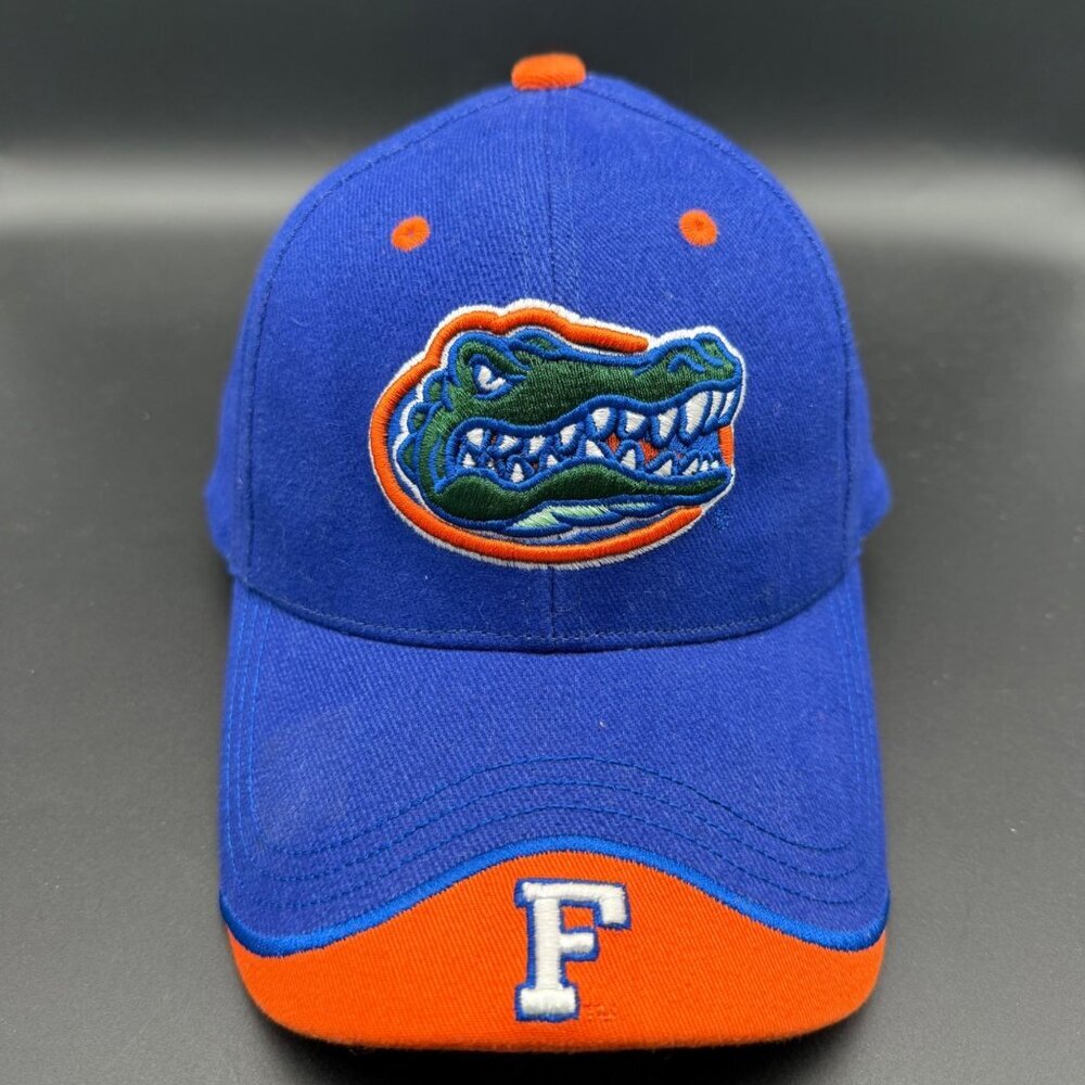Florida Gator Hat Cap College Sports Football FL UF Blue Orange Embroidered